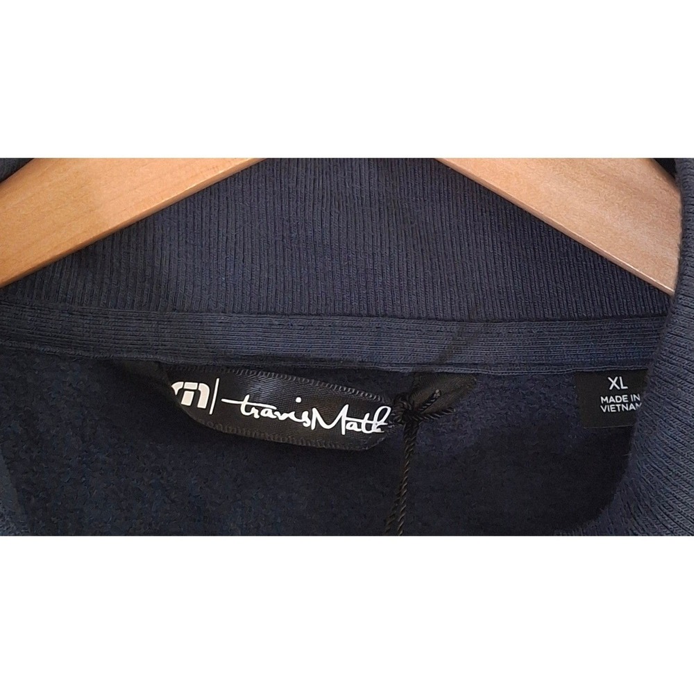 Travis Mathew Newport 1/4 Zip Fleece XL Navy Blue Dallas Cowboys Miller Lite - Picture 6 of 10